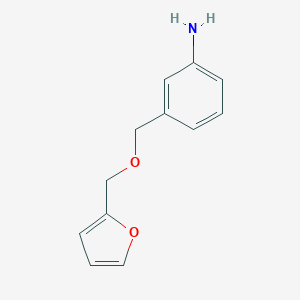 3-[(Furan-2-ylmethoxy)methyl]aniline图片