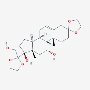 11α,17α,21-Trihydroxy-pregn-5-ene-3,20-dione 3,20-Diethylene Ketal图片