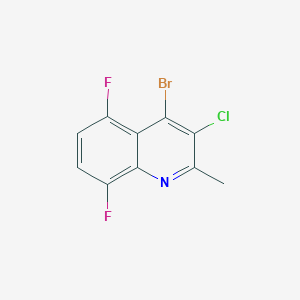 4-Bromo-3-chloro-5,8-difluoro-2-methylquinoline图片