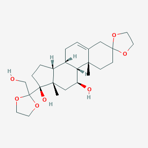 11,17,21-Trihydroxy-pregn-5-ene-3,20-dione 3,20-Diethylene Ketal图片