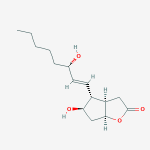 (3aR,4R,5R,6aS)-Hexahydro-5-hydroxy-4-[(1E,3S)-3-hydroxy-1-octen-1-yl]-2H-cyclopenta[b]furan-2-one图片