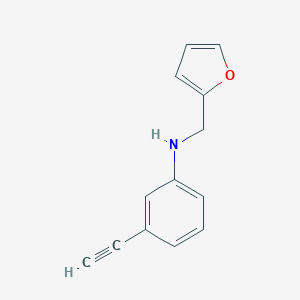 3-ethynyl-N-(furan-2-ylmethyl)aniline图片