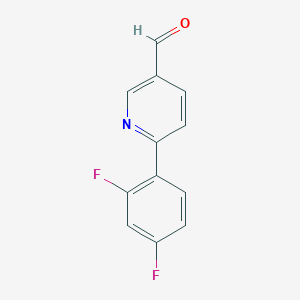 6-(2,4-二氟苯基)-3-吡啶甲醛图片