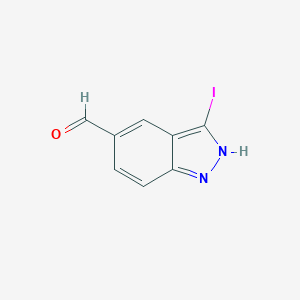 3-Iodo-1H-indazole-5-carbaldehyde图片