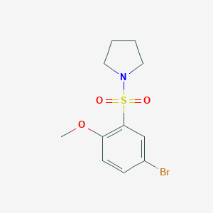 1-(5-Bromo-2-methoxyphenylsulfonyl)pyrrolidine图片
