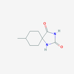8-Methyl-1,3-diazaspiro[4,5]decane-2,4-dione图片