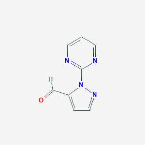 1-(Pyrimidin-2-yl)-1H-pyrazole-5-carbaldehyde图片