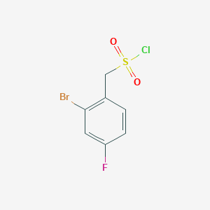 (2-Bromo-4-fluorophenyl)methanesulfonyl Chloride图片