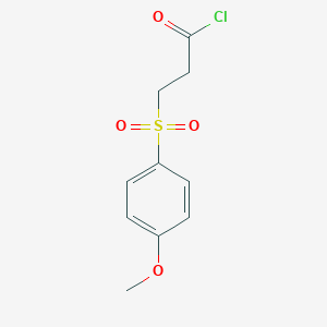 3-((4-methoxyphenyl)sulfonyl)propanoyl chloride图片