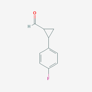2-(4-fluorophenyl)cyclopropane-1-carbaldehyde图片