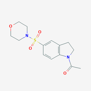1-Acetyl-5-(morpholin-4-ylsulfonyl)indoline图片
