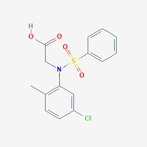 N-(5-Chloro-2-methylphenyl)-N-(phenylsulfonyl)glycine图片