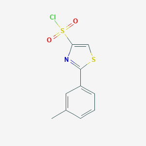 2-(3-methylphenyl)-1,3-thiazole-4-sulfonyl chloride图片