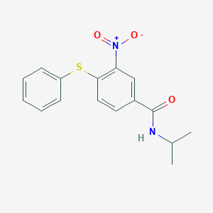 N-Isopropyl-3-nitro-4-(phenylsulfanyl)benzenecarboxamide图片