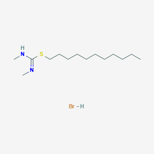N,N'-Dimethyl(undecylsulfanyl)methanimidamide Hydrobromide图片