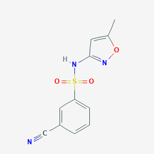 3-Cyano-N-(5-methyl-1,2-oxazol-3-yl)benzene-1-sulfonamide图片