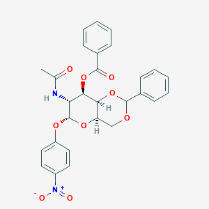 4-Nitrophenyl 2-Acetamido-2-deoxy-4,6-O-benzylidene-α-D-galactopyranoside 3-Benzoate图片