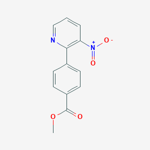 Methyl 4-(3-nitropyridin-2-yl)benzoate图片