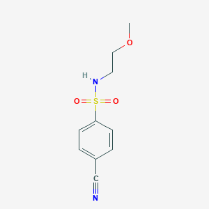 4-Cyano-N-(2-methoxyethyl)benzene-1-sulfonamide图片
