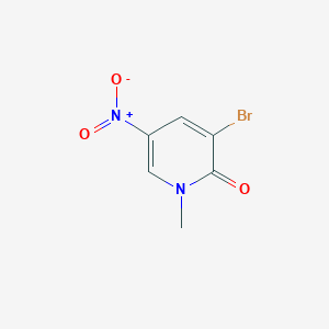 3-Bromo-1-methyl-5-nitropyridin-2(1H)-one图片