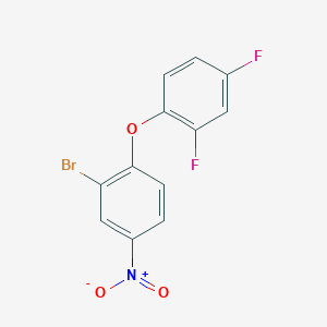 2-Bromo-1-(2,4-difluorophenoxy)-4-nitrobenzene图片