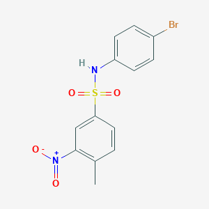 N-(4-bromophenyl)-4-methyl-3-nitrobenzenesulfonamide图片