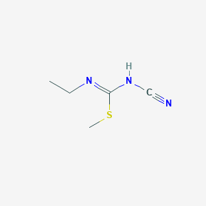 N'-cyano-N-ethyl(methylsulfanyl)methanimidamide图片