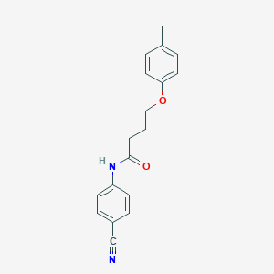 N-(4-Cyanophenyl)-4-(4-methylphenoxy)butanamide图片