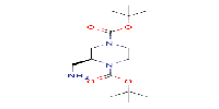 1,4-di-tert-butyl(2S)-2-(aminomethyl)piperazine-1,4-dicarboxylate图片