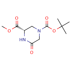 O1-tert-butylO3-methyl(3S)-5-oxopiperazine-1,3-dicarboxylate图片