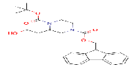 1-tert-butyl4-(9H-fluoren-9-yl)methyl2-(2-hydroxyethyl)piperazine-1,4-dicarboxylate图片
