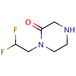 1-(2,2-difluoroethyl)piperazin-2-one图片