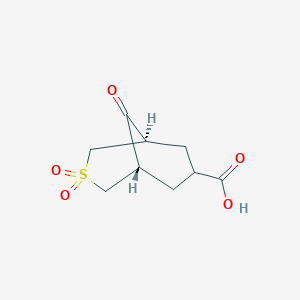 (1R,5S,7s)-3,3,9-trioxo-3λ?-thiabicyclo[3,3,1]nonane-7-carboxylicacid图片