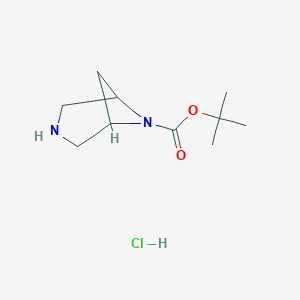 tert-butyl3,6-diazabicyclo[3,1,1]heptane-6-carboxylatehydrochloride图片