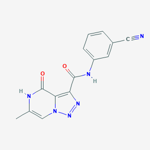 N-(3-cyanophenyl)-6-methyl-4-oxo-4,5-dihydro[1,2,3]triazolo[1,5-a]pyrazine-3-carboxamide图片