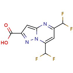 5,7-bis(difluoromethyl)pyrazolo[1,5-a]pyrimidine-2-carboxylicacid图片