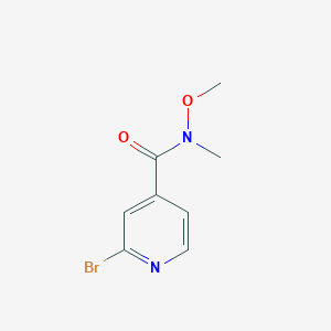 2-BROMO-N-METHOXY-N-METHYLPYRIDINE-4-CARBOXAMIDE图片