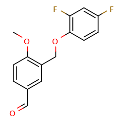 3-[(2,4-difluorophenoxy)methyl]-4-methoxybenzaldehyde图片