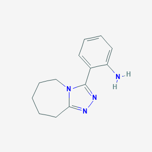 2-{5H,6H,7H,8H,9H-[1,2,4]Triazolo[4,3-a]azepin-3-yl}aniline图片