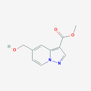 methyl5-(hydroxymethyl)pyrazolo[1,5-a]pyridine-3-carboxylate图片