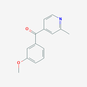4-(3-Methoxybenzoyl)-2-methylpyridine图片