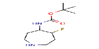 tert-butylN-(5-fluoroazepan-4-yl)carbamate图片