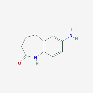 7-amino-2,3,4,5-tetrahydro-1H-1-benzazepin-2-one图片