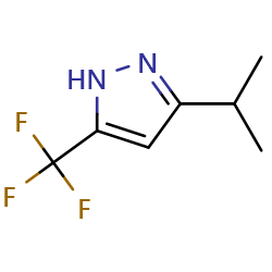 3-(propan-2-yl)-5-(trifluoromethyl)-1H-pyrazole图片