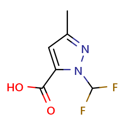 1-(difluoromethyl)-3-methyl-1H-pyrazole-5-carboxylicacid图片