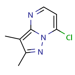 7-chloro-2,3-dimethylpyrazolo[1,5-a]pyrimidine图片