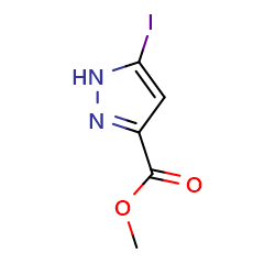 Methyl5-iodo-1H-pyrazole-3-carboxylate图片