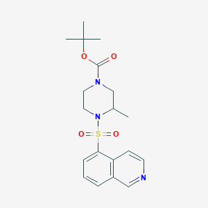 1-(5-Isoquinolinesulfonyl)-4-tert-butyloxycarbonyl-2-methylpiperazine图片