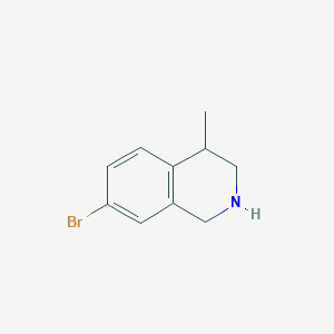 7-Bromo-1,2,3,4-tetrahydro-4-methyl-isoquinoline图片