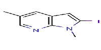 2-iodo-1,5-dimethyl-1H-pyrrolo[2,3-b]pyridine图片